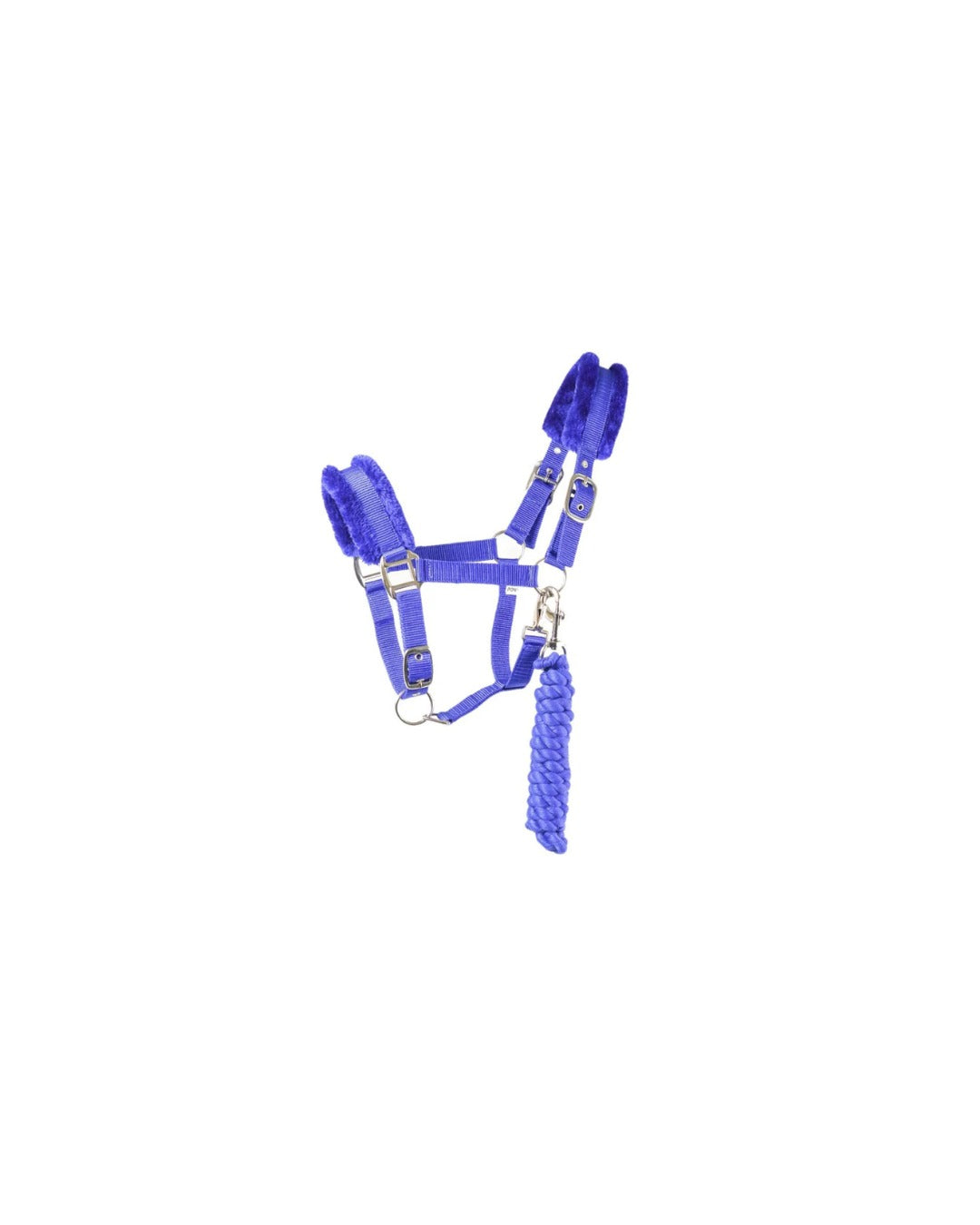 Criterion Calming Fur Blue Head Collar with Matching Lead Rope