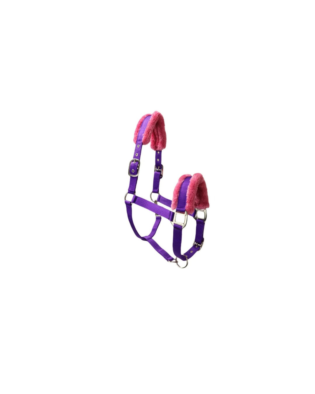 Criterion Calming Fur Purple-Lilac Head Collar with Matching Lead Rope