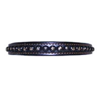 Peatland Gem leather dog collar
