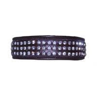 Crafted Bling leather dog collar